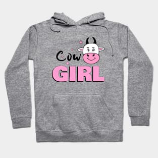 I AM A Cow Girl Cow Lover - Funny Cow Quotes Hoodie